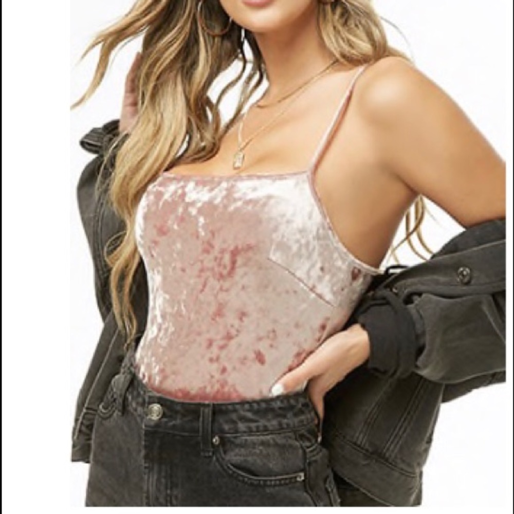 Velvet bodysuit
